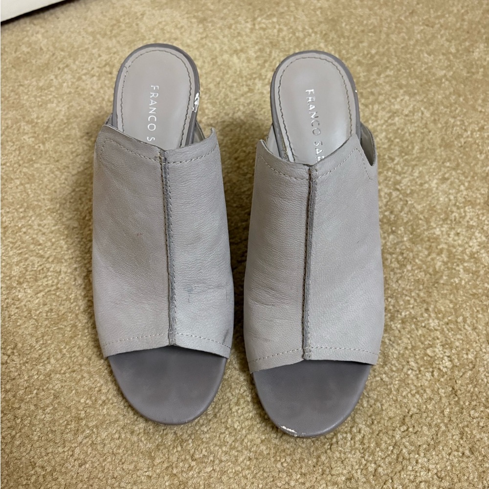 Franco Sarto Wedge Peep Toe Heel